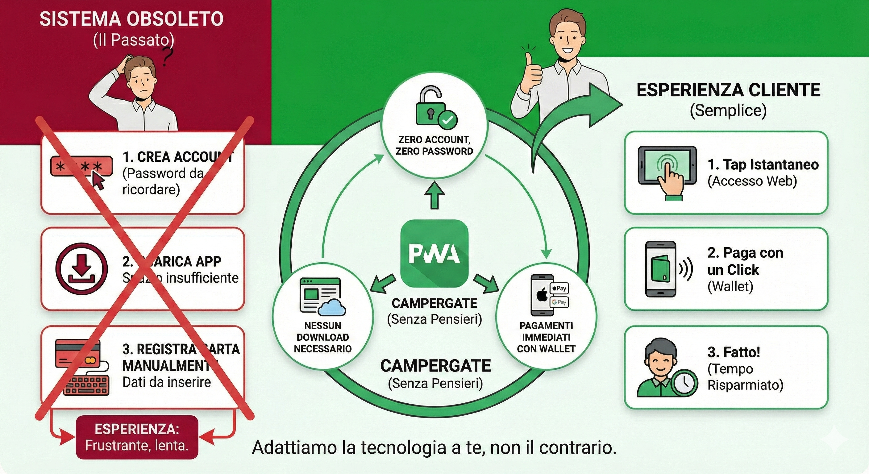 Esperienza fluida senza barriere